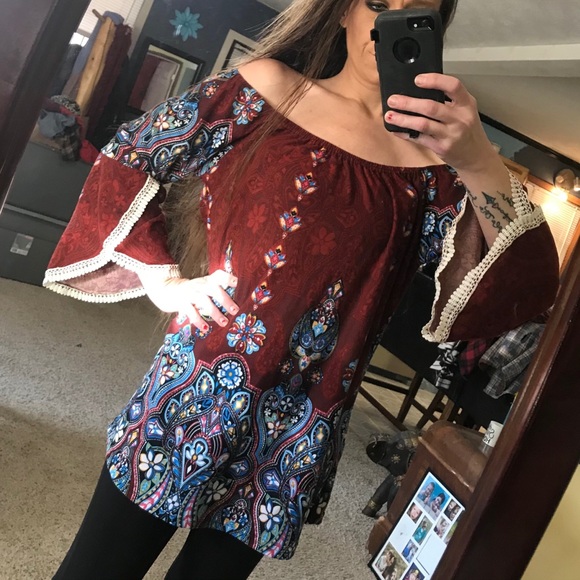 WinWin Tops - Breathtaking WinWin Boho Tunic/Mini Dress